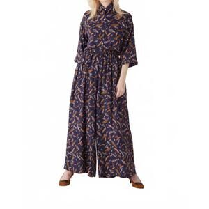 NEW ROSE VELVET gretchen pant in feather print